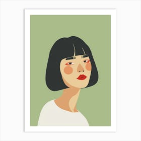 Portrait Of A Woman 329 Art Print