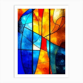 Stained Glass Window 1 Art Print