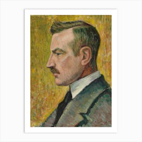 Portrait Of Artist Magnus Enckell, 1915, By Alfred William Finch Art Print
