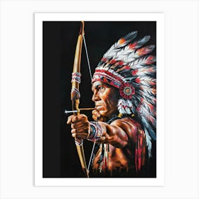 Indian Chief Art Print