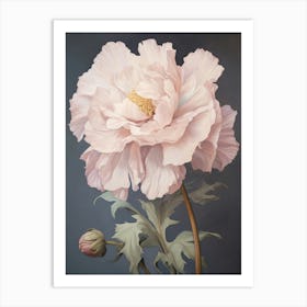 Floral Illustration Peony 3 Art Print