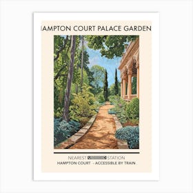 Hampton Court Palace Gardens London Parks Garden 4 Art Print