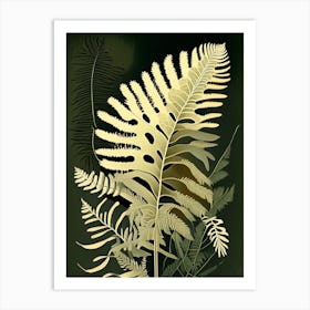 Ghost Fern Rousseau Inspired Art Print