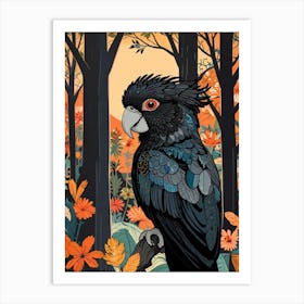 Parrot In The Forest Art Print