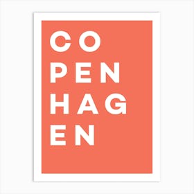 Copenhagen - Travel Art Print Art Print