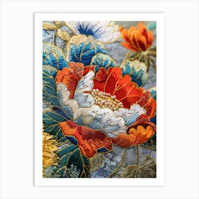 Chinese Embroidery 30 Art Print