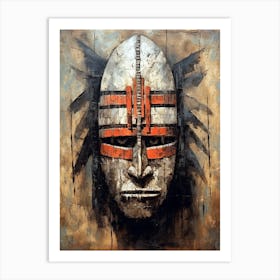 Lakota Legends in Masks - Native Americans Series Art Print