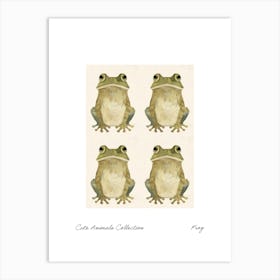 Cute Animals Collection Frog 1 Art Print