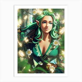 Elf Of The forest Art Print