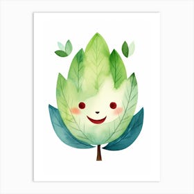 Friendly Kids Artichoke 1 Art Print