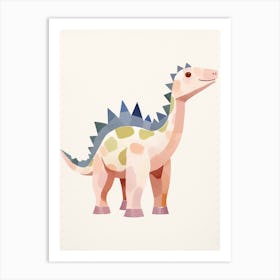 Nursery Dinosaur Art Pachycephalosaurus 4 Art Print