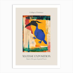 Platypus Duck 3 Matisse Inspired Exposition Animals Poster Art Print