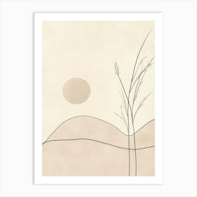 Landscape With Trees Art Print