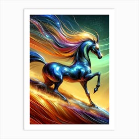 Creative Horse Beauty Illustration Nr 152 Art Print