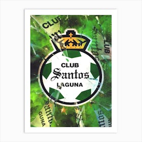 Santos Laguna Art Print