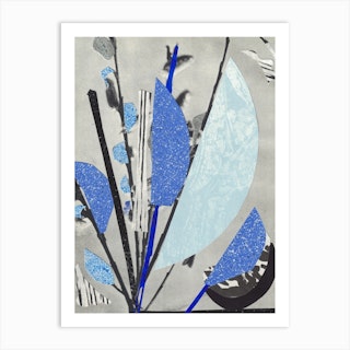 Blue Bouquet Art Print