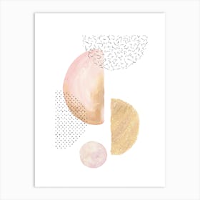 Abstract Watercolor Painting 2 Art Print