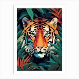 Tiger In The Jungle 1 Art Print