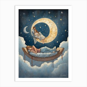 Dreaming Couple Art Print