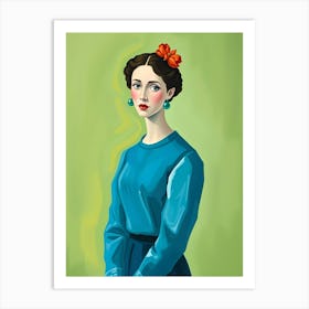 Portrait Of A Woman 8 Art Print