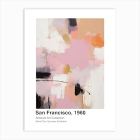 World Tour Exhibition, Abstract Art, San Francisco, 1960 6 Art Print