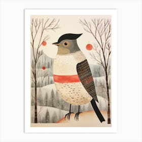 Bird Illustration Cuckoo Art Print