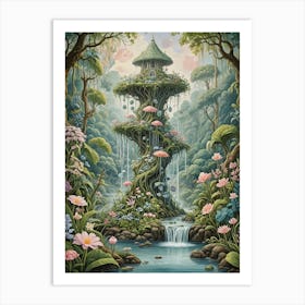 Fairy Tower House Art Print