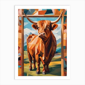 Highland Cow 14 Art Print
