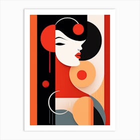 Dancing with Colors: Celebrating Woman in Art Art Print