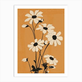 Daisy Flowers 7 Art Print
