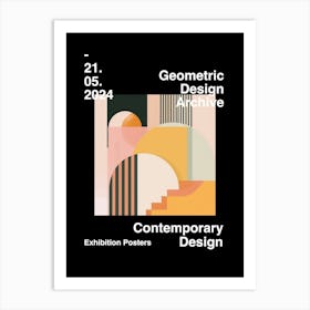 Geometric Design Archive Poster 57 Art Print