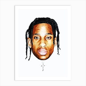 Travis Scott 41 Art Print