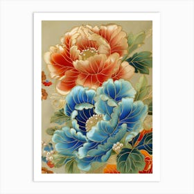 Chinese Flower Painting 38 Art Print