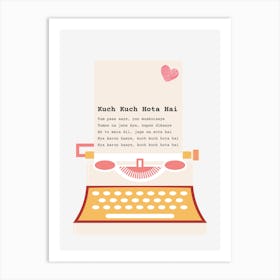 Bollywood , Love & Friendship Art Print