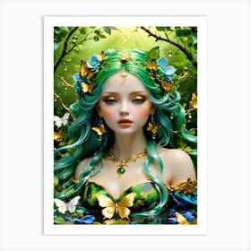 Majestic Queen Fairy Art Print