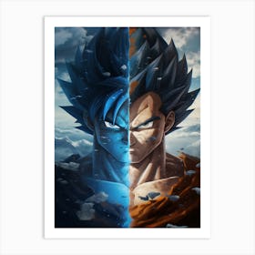 Dragon Ball Z Wallpaper 23 Art Print