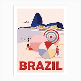 Brazil Beach Art Print