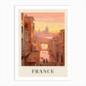 Vintage Travel Poster France 3 Art Print