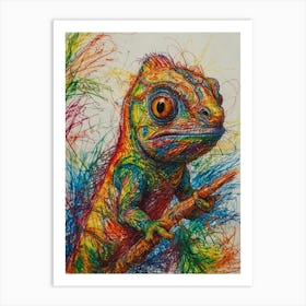 Chameleon 2 Art Print