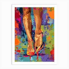 High Heel Painting Art Print