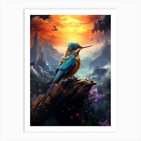 King Bird Art Print