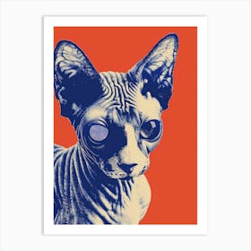 Sphynx Cat 3 Art Print