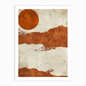 Funafuti Flow Minimalist Bauhaus Art Print