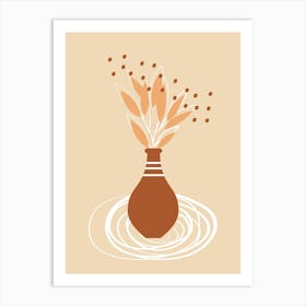 Flower In A Vase I Art Print