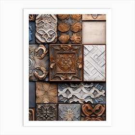 Decorative Tile Wall Art Print