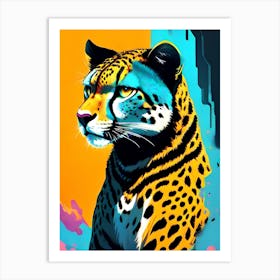 Leopard Painting Art Print