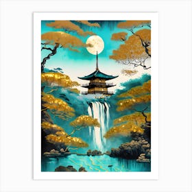 Japanese Landscape Painting (12) Art Print