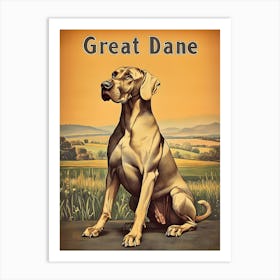 Great Dane Art Print