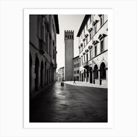 Arezzo, Italy,  Black And White Analogue Photography  2 Art Print