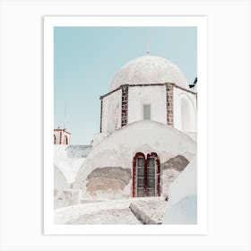 Santorini Charm 1 Art Print